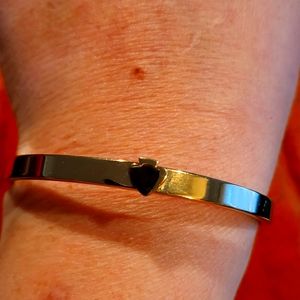 Gold Kate Spade bangle bracelet